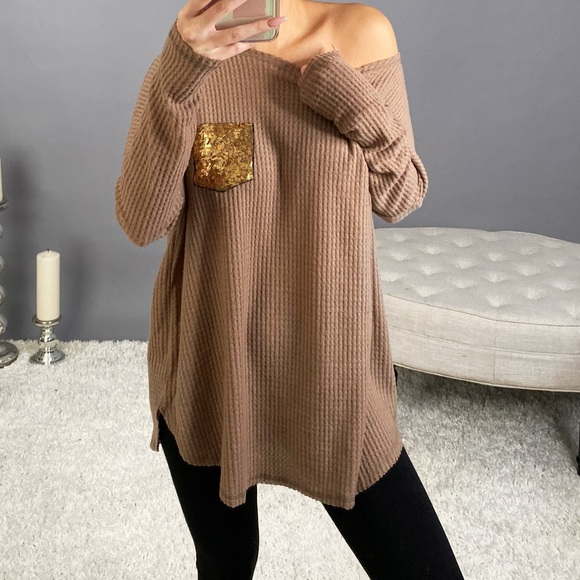 GLITTER in Mocha - Picture 3 of 4